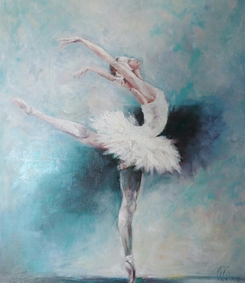 Ballerina - Nina Forsman, 2018, oil painting